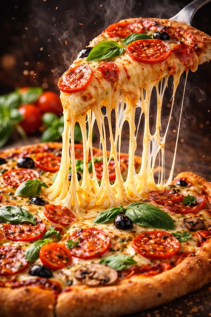 Pizza a ser preparada